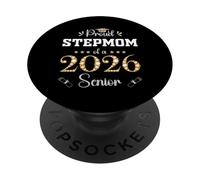 Fière Belle-mère d'un diplôme d'études supérieures Senior 2026 PopSockets PopGrip Adhésif