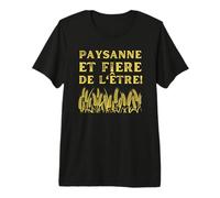 Fière d'être pour Les agricultrices T-Shirt Haut de Gamme
