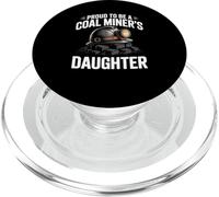 Fière d'être Une Fille de Mineur de Charbon Fierté des Mines de Charbon PopSockets PopGrip pour MagSafe