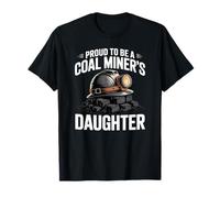 Fière d'être Une Fille de Mineur de Charbon Fierté des Mines de Charbon T-Shirt