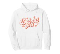 Fière Detroit Girl Vintage Groovy City Sweat à Capuche