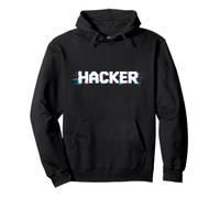 Fière et Minimaliste Hacker Coding Expert Glitch Sweat à Capuche