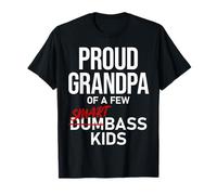 Fière famille gâtée pour grand-père de quelques enfants intelligents T-Shirt