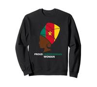 Fière femme camerounaise drapeau indépendance Sweatshirt