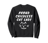 Fière Femme Chat sans Enfant Anti-républicain Chats Maman Politique Sweatshirt
