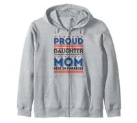 Fière Fille, Merci pour Votre Service, Maman, mère, Femmes Sweat à Capuche