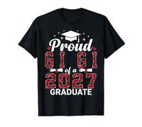 Fière GI-GI d'une année de Remise des diplômes supérieurs 2027 T-Shirt Graphique avec Valeur