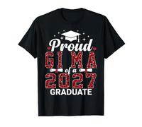 Fière GI-MA d'une année de Remise des diplômes supérieurs 2027 T-Shirt Graphique avec Valeur
