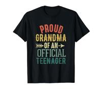 Fière Grand-mère de l'adolescent Officiel Anniversaire 13e Anniversaire T-Shirt Graphique avec Valeur