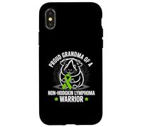 Fière Grand-mère d'un Cochon d'Inde Guerrier lymphome Non hodgkinien Coque pour iPhone X/XS