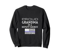Fière Grand-mère d'un shérif Adjoint, Petit-Fils, Petite-Fille, États-Unis Sweatshirt