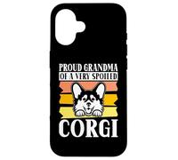 Fière Grand-mère d'une Grand-mère Corgi très gâtée Coque pour iPhone 16