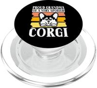 Fière Grand-mère d'une Grand-mère Corgi très gâtée PopSockets PopGrip pour MagSafe
