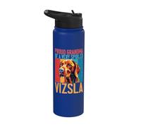Fière grand-mère d'une Vizsla très gâtée grand-mère Vizsla Stainless Steel Insulated Water Bottle