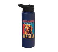Fière grand-mère d'une Vizsla très gâtée grand-mère Vizsla Stainless Steel Insulated Water Bottle