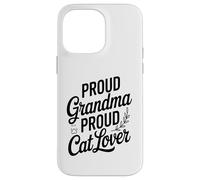 Fière Grand-mère, fière d'aimer Les Chats, Kitty Nana Style Coque pour iPhone 14 Pro Max