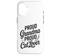 Fière Grand-mère, fière d'aimer Les Chats, Kitty Nana Style Coque pour iPhone 16