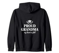 Fière Grand-mère, Mon cœur est en Train de Terminer Ses études Sweat à Capuche