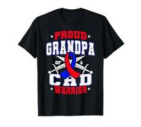 Fière Grand-père d'un Guerrier CHD Soutien de Sensibilisation au CHD T-Shirt