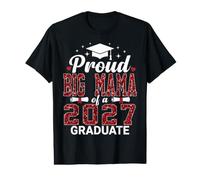 Fière Grande Maman d'une année de Remise de diplôme 2027 T-Shirt Graphique avec Valeur