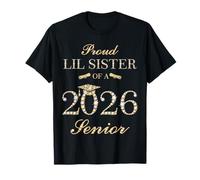 Fière Lil Sister of A 2026 Senior Graduate Graduation T-Shirt