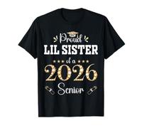 Fière Lil Sister of A 2026 Senior Graduate Graduation T-Shirt