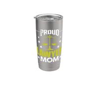 Fière maman avocate Gobelet isotherme en acier inoxydable double paroi