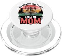 Fière Maman Disc Golf Retro Sunset Pride Sport Lover PopSockets PopGrip pour MagSafe