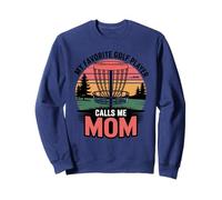 Fière Maman Disc Golf Retro Sunset Pride Sport Lover Sweatshirt