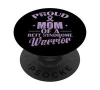 Fière Maman d'un Guerrier du Syndrome de Rett PopSockets PopGrip Adhésif