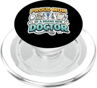 Fière Maman d'un Nouveau diplôme de médecin, mère, mère, mère, Maman PopSockets PopGrip pour MagSafe