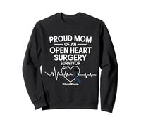 Fière maman d'un pontage de survivant de chirurgie à cœur ouvert Sweatshirt