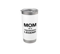 Fière maman d'une combattante légendaire du taekwondo Tae Kwon Do Gobelet isotherme en acier inoxydable double paroi