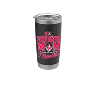 Fière maman pompier, j'ai élevé la mienne en tant que pompier Gobelet isotherme en acier inoxydable double paroi