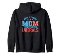 Fière Maman Qui n'a Pas élevé Les libéraux Sweat à Capuche