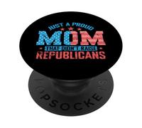 Fière Maman Qui n'a Pas élevé Les républicains PopSockets PopGrip Adhésif