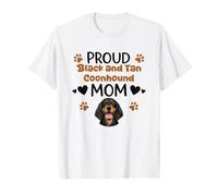 Fière Mère B&t Coonhound, Coonhound Noir Et Feu T-Shirt