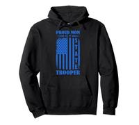 Fière mère d Un State Trooper Sweet Mother's Day Sweat à Capuche