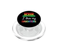Fière mère Noire J'aime Mes Filles Melanin LGBTQ Pride PopSockets PopGrip pour MagSafe