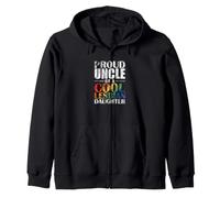 Fière Oncle de Fille Lesbienne Cool Sweat à Capuche