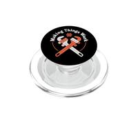 Fière Plombier Soudeur pour Faire fonctionner Les Choses PopSockets PopGrip pour MagSafe