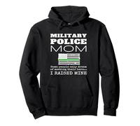 Fière Police Militaire Maman MP Mother Thin Green Line Mum Mama Sweat à Capuche