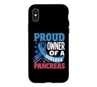 Fière propriétaire d'une Sensibilisation au diabète Inutile du pancréas de Type 1 Coque pour iPhone X/XS
