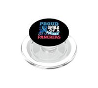 Fière propriétaire d'une Sensibilisation au diabète Inutile du pancréas de Type 1 PopSockets PopGrip pour MagSafe