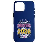 Fière sœur d'une tudes supérieures 2026 de 2026 Senior Leopard Coque pour iPhone 16 Pro Max