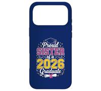 Fière sœur d'une tudes supérieures 2026 de 2026 Senior Leopard Coque pour iPhone 17 Pro Max