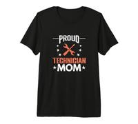 Fière technicienne, Maman, héros des Outils T-Shirt Haut de Gamme