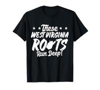Fière Virginia West Virginia Roots Home State Graphic T-Shirt