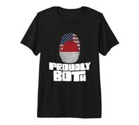 Fièrement à la Fois Double citoyenneté indonésienne T-Shirt Haut de Gamme