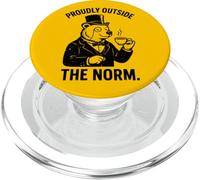 Fièrement en Dehors de la Norme Victorienne Amateur d'ours de thé PopSockets PopGrip pour MagSafe